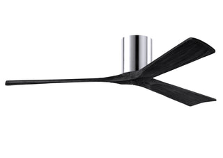 Matthews Fan Company - IR3H-CR-BK-60 - 60" Ceiling Fan - Irene-3H - Polished Chrome
