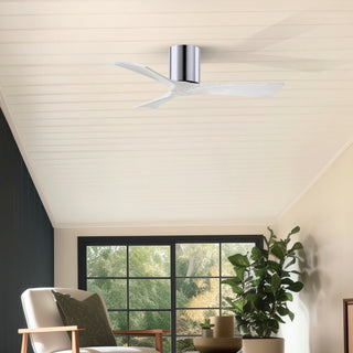 Irene-3H 42" Ceiling Fan in Polished Chrome