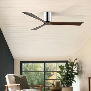 Irene-3H 60" Ceiling Fan in Polished Chrome