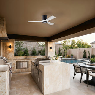 Irene-3HLK 52" Ceiling Fan in Matte Black