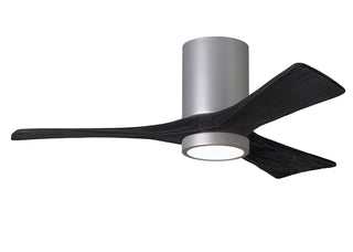 Matthews Fan Company - IR3HLK-BN-BK-42 - 42" Ceiling Fan - Irene-3HLK - Brushed Nickel
