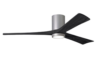 Matthews Fan Company - IR3HLK-BN-BK-60 - 60" Ceiling Fan - Irene-3HLK - Brushed Nickel