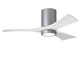 Matthews Fan Company - IR3HLK-BN-MWH-42 - 42" Ceiling Fan - Irene-3HLK - Brushed Nickel