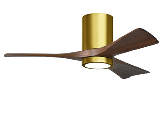 Matthews Fan Company - IR3HLK-BRBR-WA-42 - 42" Ceiling Fan - Irene-3HLK - Brushed Brass