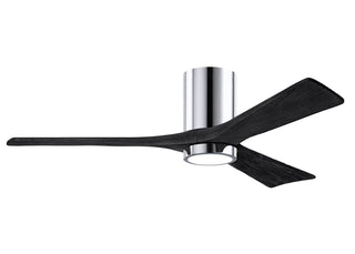Matthews Fan Company - IR3HLK-CR-BK-52 - 52" Ceiling Fan - Irene-3HLK - Polished Chrome