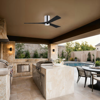 Irene-3HLK 60" Ceiling Fan in Polished Chrome