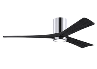 Matthews Fan Company - IR3HLK-CR-BK-60 - 60" Ceiling Fan - Irene-3HLK - Polished Chrome