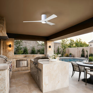 Irene-3HLK 60" Ceiling Fan in Gloss White