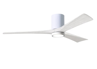 Matthews Fan Company - IR3HLK-WH-MWH-60 - 60" Ceiling Fan - Irene-3HLK - Gloss White