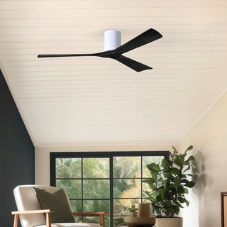 Irene-3H 60" Ceiling Fan in Gloss White