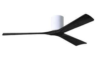 Matthews Fan Company - IR3H-WH-BK-60 - 60" Ceiling Fan - Irene-3H - Gloss White