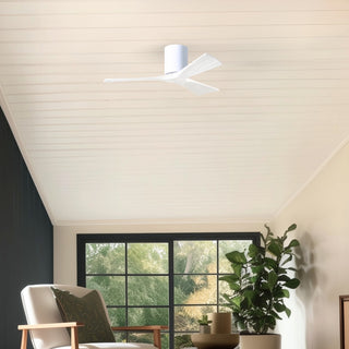 Irene-3H 42" Ceiling Fan in Gloss White