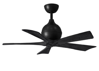 Matthews Fan Company - IR5-BK-BK-42 - 42" Ceiling Fan - Irene-5 - Matte Black