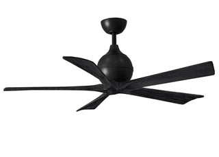 Matthews Fan Company - IR5-BK-BK-52 - 52" Ceiling Fan - Irene-5 - Matte Black