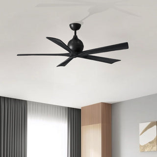 Irene-5 60" Ceiling Fan in Matte Black