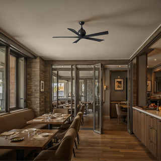 Irene-5 60" Ceiling Fan in Matte Black