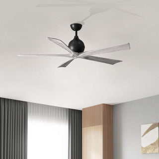 Irene-5 60" Ceiling Fan in Matte Black