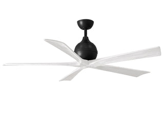 Matthews Fan Company - IR5-BK-MWH-60 - 60" Ceiling Fan - Irene-5 - Matte Black