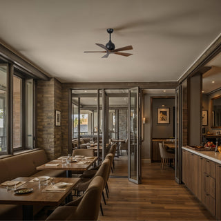 Irene-5 42" Ceiling Fan in Matte Black