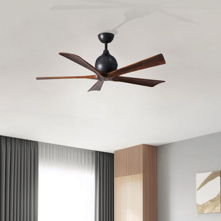 Irene-5 52" Ceiling Fan in Matte Black