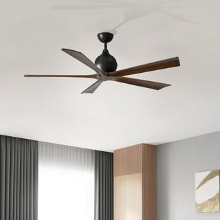 Irene-5 60" Ceiling Fan in Matte Black