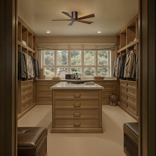 Irene-5H 52" Ceiling Fan in Brushed Bronze