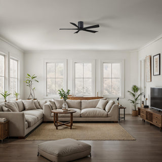 Irene-5H 52" Ceiling Fan in Matte Black