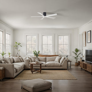 Irene-5H 60" Ceiling Fan in Matte Black