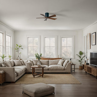Irene-5H 42" Ceiling Fan in Matte Black