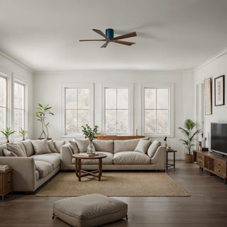 Irene-5H 52" Ceiling Fan in Matte Black