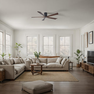 Irene-5H 60" Ceiling Fan in Matte Black