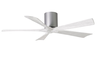 Matthews Fan Company - IR5H-BN-MWH-52 - 52" Ceiling Fan - Irene-5H - Brushed Nickel