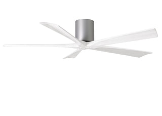 Matthews Fan Company - IR5H-BN-MWH-60 - 60" Ceiling Fan - Irene-5H - Brushed Nickel