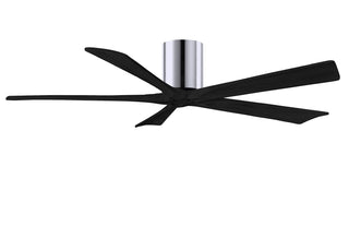 Matthews Fan Company - IR5H-CR-BK-60 - 60" Ceiling Fan - Irene-5H - Polished Chrome