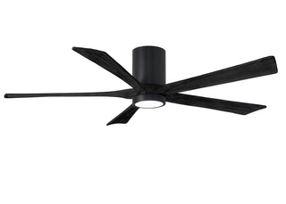 Matthews Fan Company - IR5HLK-BK-BK-60 - 60" Ceiling Fan - Irene-5HLK - Matte Black