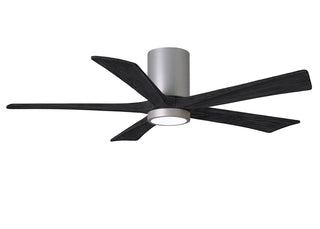 Matthews Fan Company - IR5HLK-BN-BK-52 - 52" Ceiling Fan - Irene-5HLK - Brushed Nickel