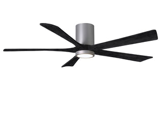 Matthews Fan Company - IR5HLK-BN-BK-60 - 60" Ceiling Fan - Irene-5HLK - Brushed Nickel