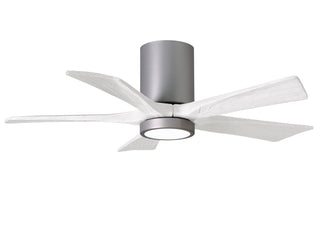 Matthews Fan Company - IR5HLK-BN-MWH-42 - 42" Ceiling Fan - Irene-5HLK - Brushed Nickel