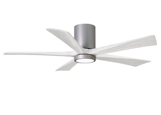 Matthews Fan Company - IR5HLK-BN-MWH-52 - 52" Ceiling Fan - Irene-5HLK - Brushed Nickel