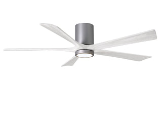 Matthews Fan Company - IR5HLK-BN-MWH-60 - 60" Ceiling Fan - Irene-5HLK - Brushed Nickel