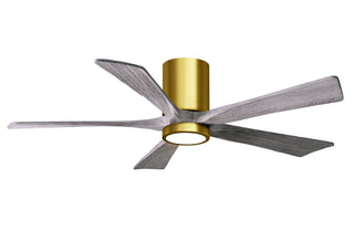 Matthews Fan Company - IR5HLK-BRBR-BW-52 - 52" Ceiling Fan - Irene-5HLK - Brushed Brass