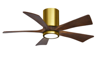 Matthews Fan Company - IR5HLK-BRBR-WA-42 - 42" Ceiling Fan - Irene-5HLK - Brushed Brass
