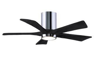 Matthews Fan Company - IR5HLK-CR-BK-42 - 42" Ceiling Fan - Irene-5HLK - Polished Chrome