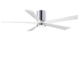 Matthews Fan Company - IR5HLK-CR-MWH-60 - 60" Ceiling Fan - Irene-5HLK - Polished Chrome