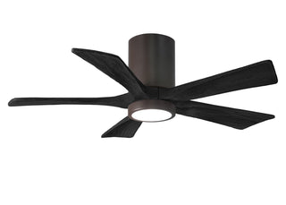 Matthews Fan Company - IR5HLK-TB-BK-42 - 42" Ceiling Fan - Irene-5HLK - Textured Bronze