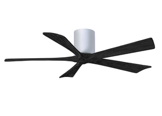 Matthews Fan Company - IR5H-WH-BK-52 - 52" Ceiling Fan - Irene-5H - Gloss White