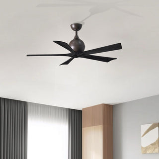 Irene-5 52" Ceiling Fan in Textured Bronze
