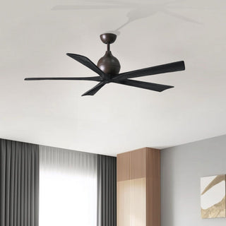 Irene-5 60" Ceiling Fan in Textured Bronze
