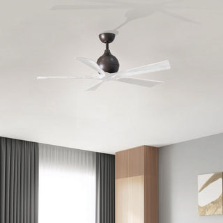 Irene-5 52" Ceiling Fan in Textured Bronze