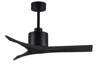 Matthews Fan Company - MW-BK-BK-42 - 42" Ceiling Fan - Mollywood - Matte Black